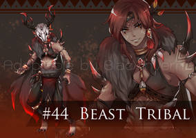 [Auction OPEN] Adoptable Beast Tribal by blacxinvernocms