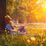 In the park