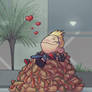 Zell and his hotdogs