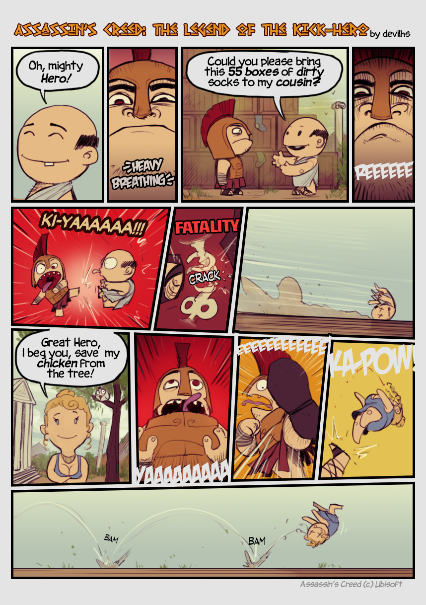 Assassins Creed: The Legend of Kick-Master, page 1