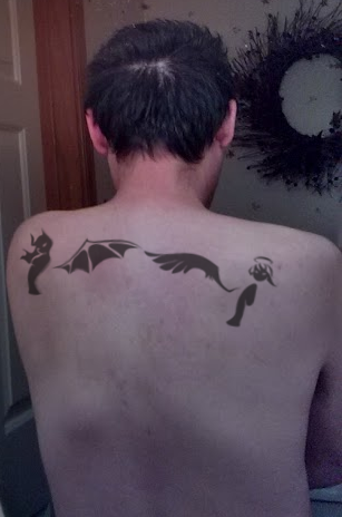 Download Angel Demon Tattoo Mockup By Edenic On Deviantart