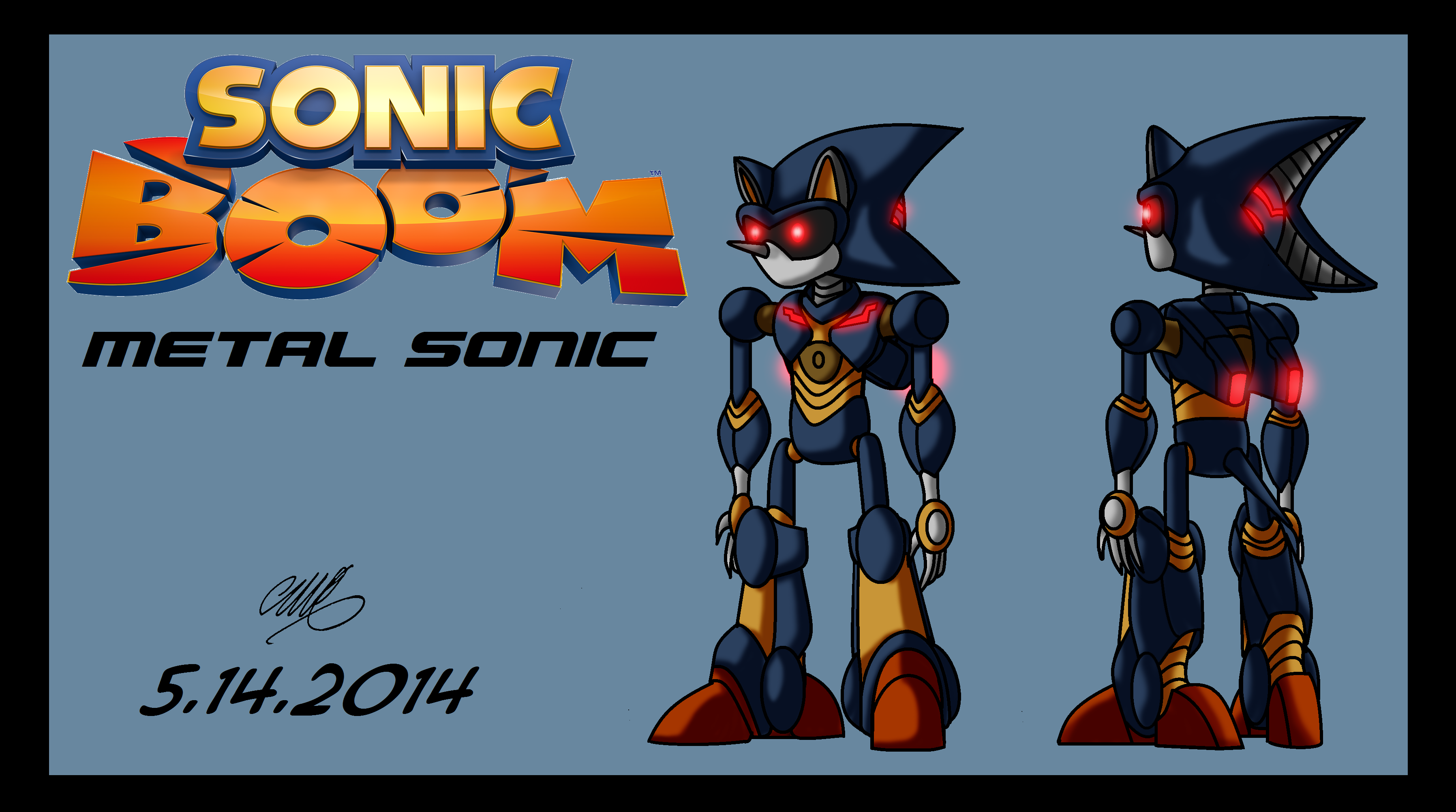 Sonic Boom - Metal Sonic the robot enemy of Sonic