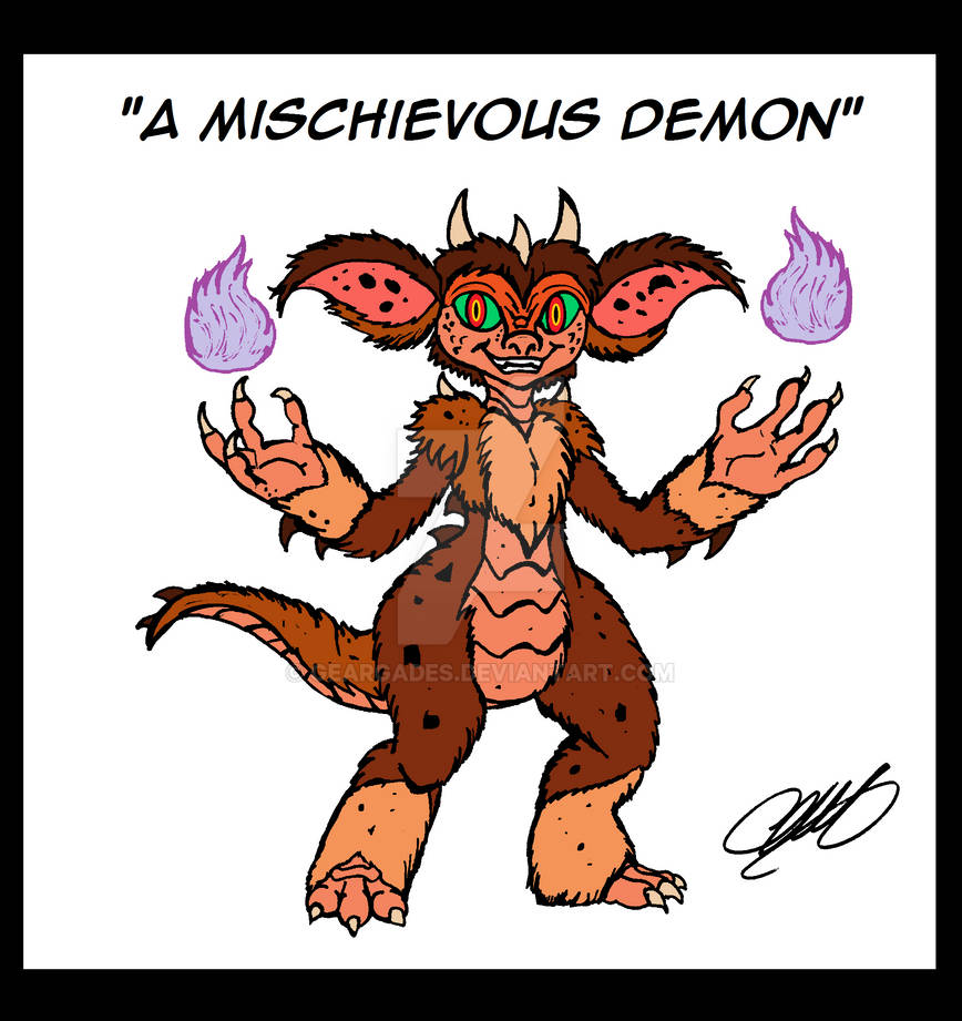 Mischievious Devil A Mischievous Demon by GearGades on DeviantArt