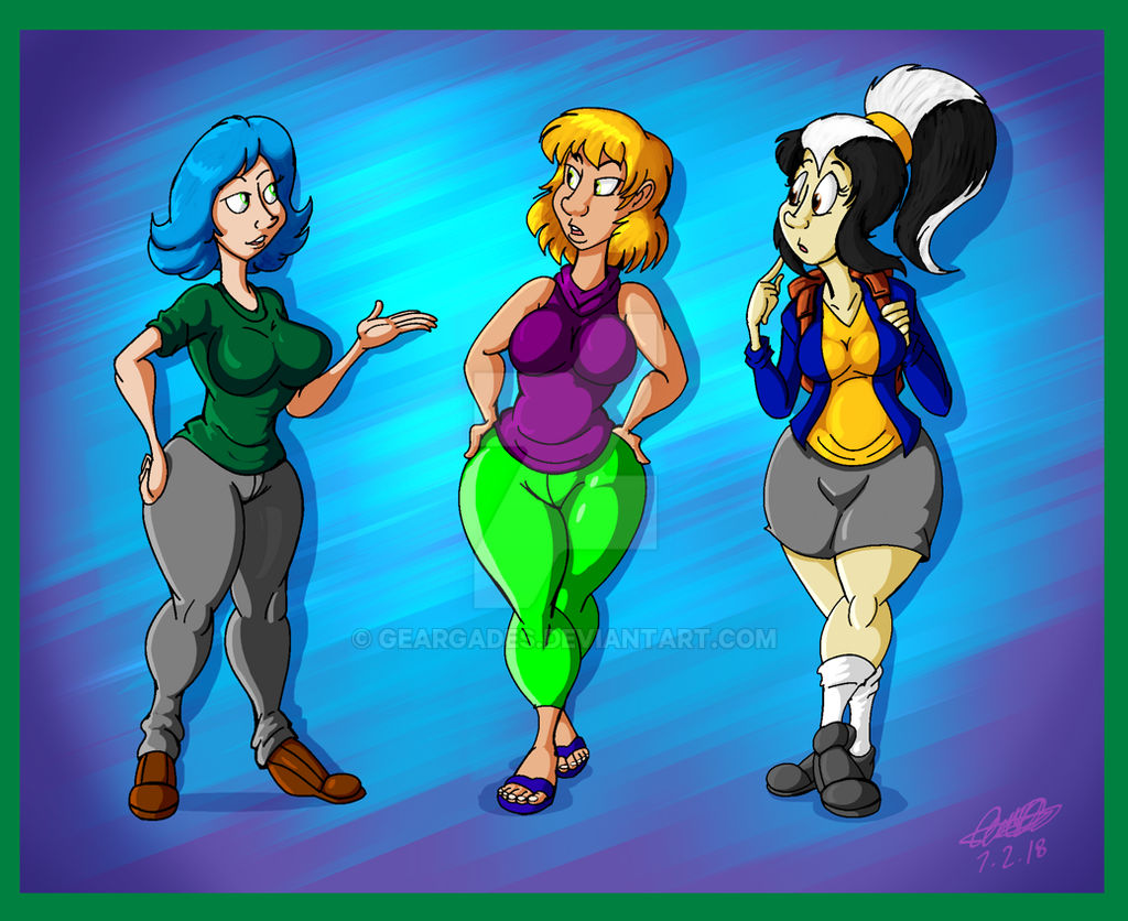 Commission Amy Barbara and Suki by GearGades on DeviantArt
