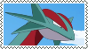 Salamence stamp by Crimson-SlayerX