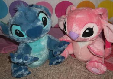 stitch and angel plush