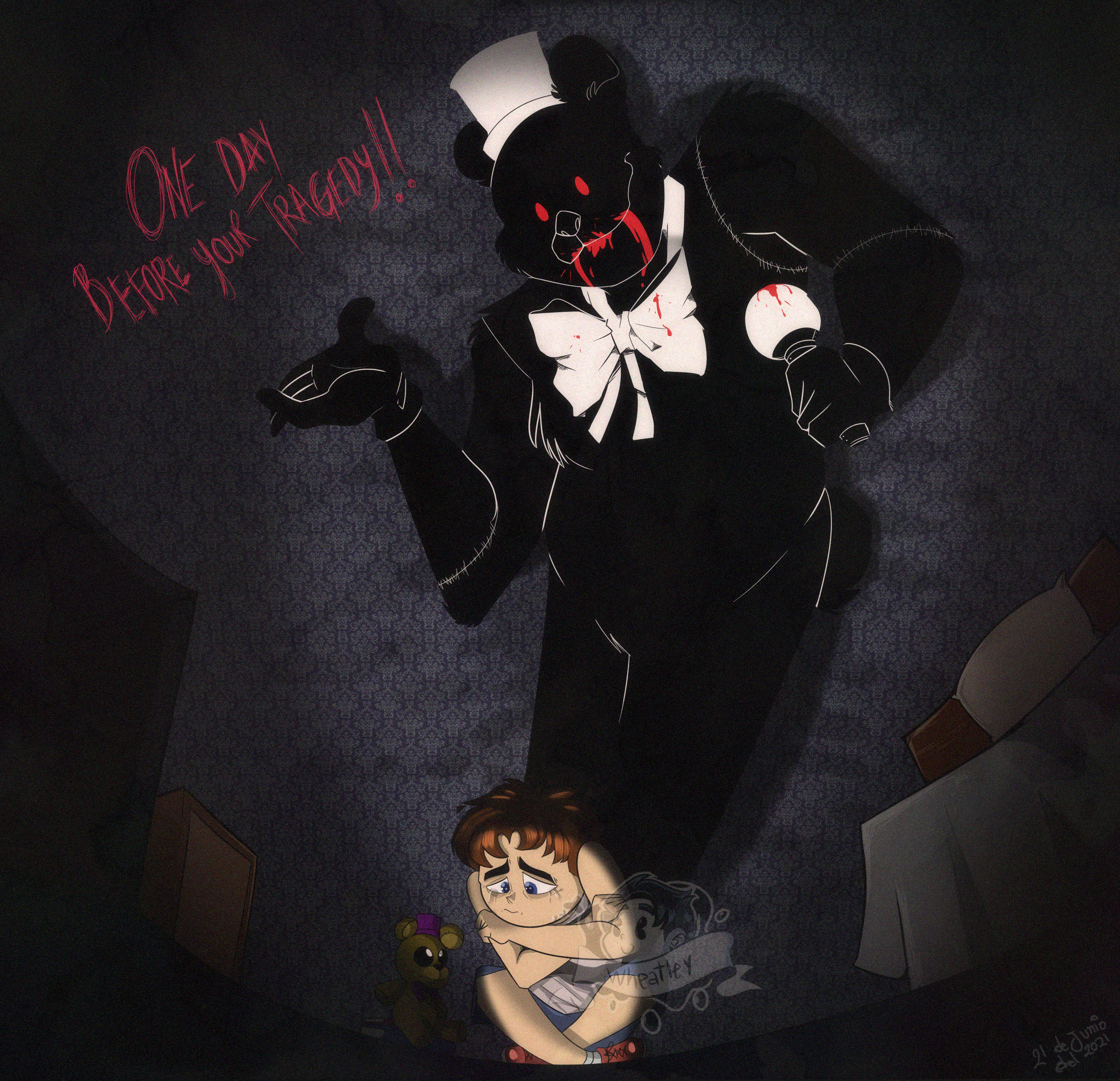 FNaF 4 - Crying Child ~: Nightmare :~ by Animegameronline on DeviantArt