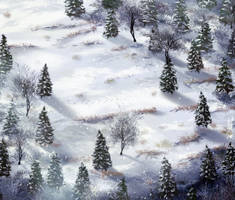 Winter battle map background