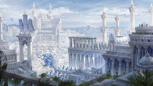 Q'rath Empire (cityscape fantasy concept art)