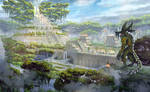 Zenith Sworn (forest fantasy environment concept)