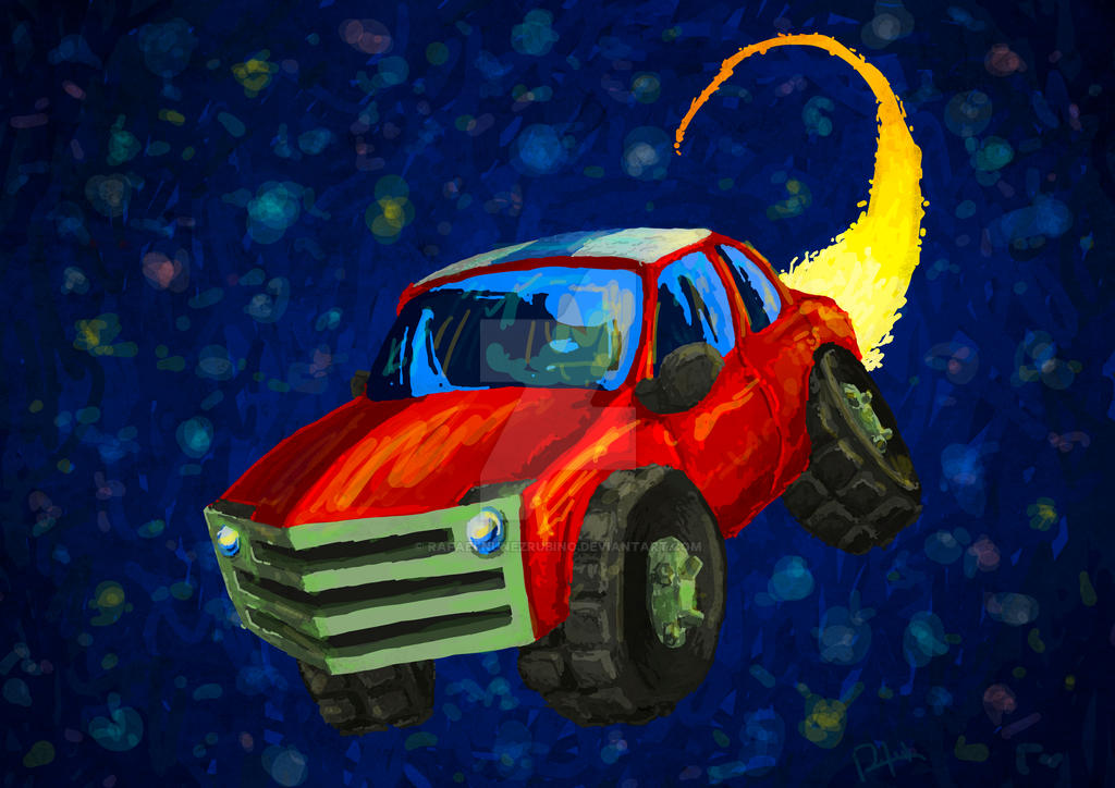 Spacey Racing's Space Racing Car by RafaelNunezRubino on DeviantArt