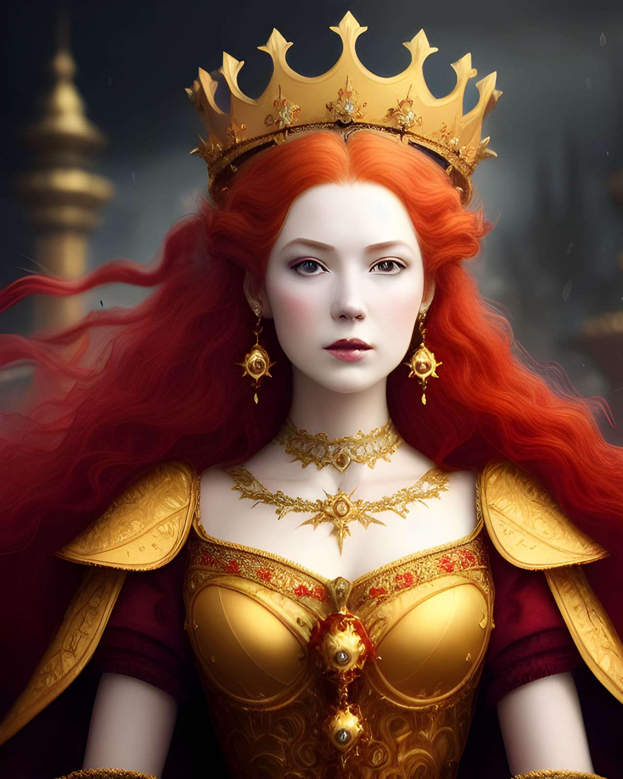 Lady Reed Queen Variatons of a redhaired Queen 3 by LadyAly on DeviantArt