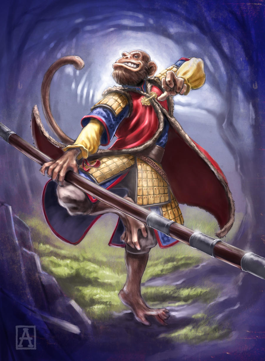 Sun Wukong The Monkey King By Smolin On Deviantart Sun Wukong The Monkey King By Smolin On Deviantart