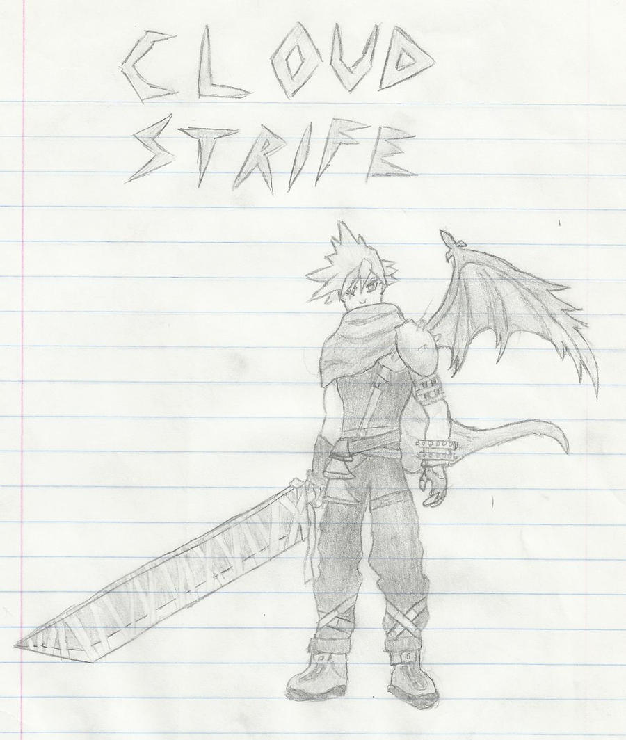 Cloud Strife Kingdom Hearts