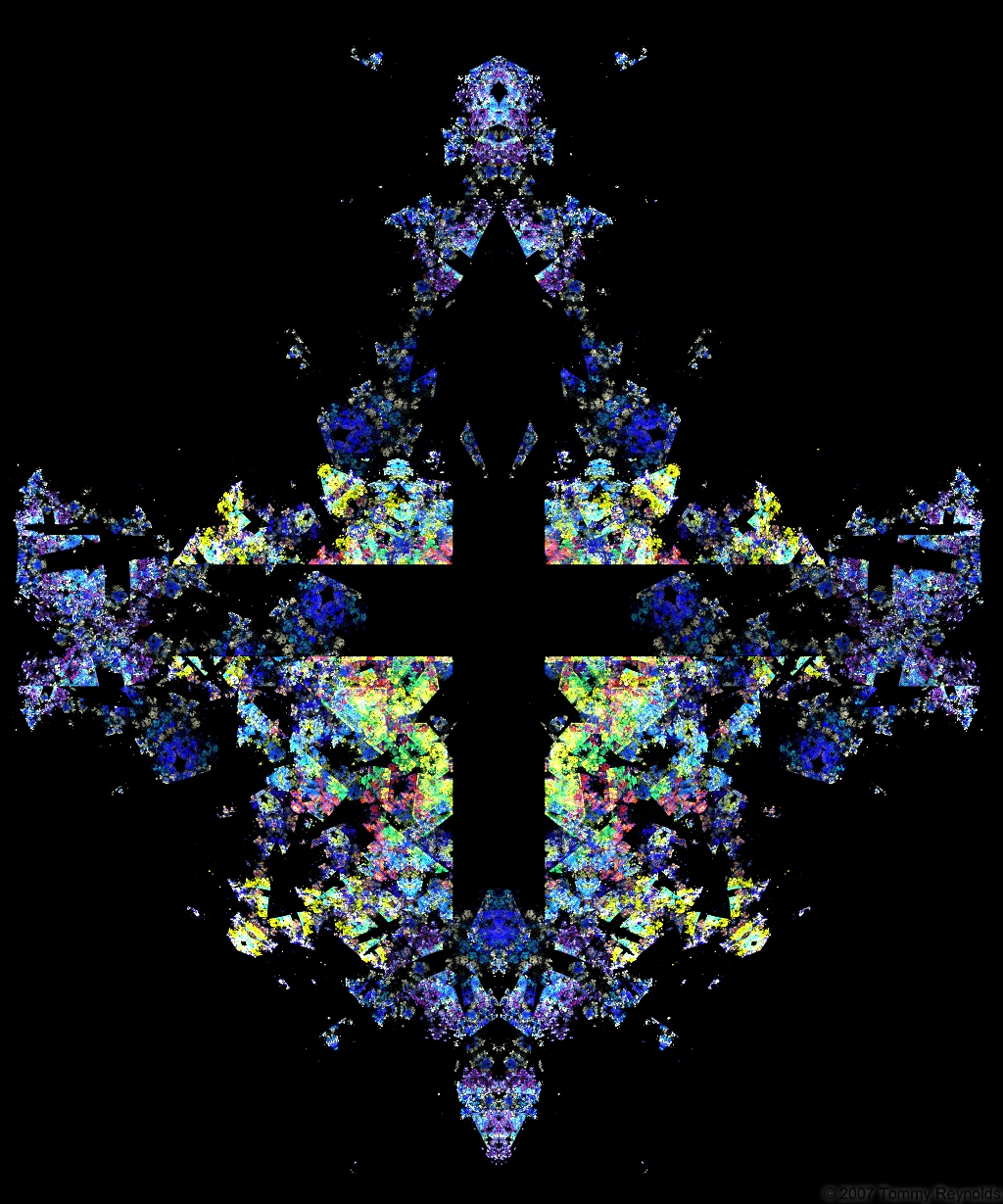 Stained Glass Cross