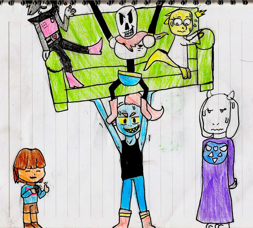 undertale draw the squad by The1-Foxy on DeviantArt
