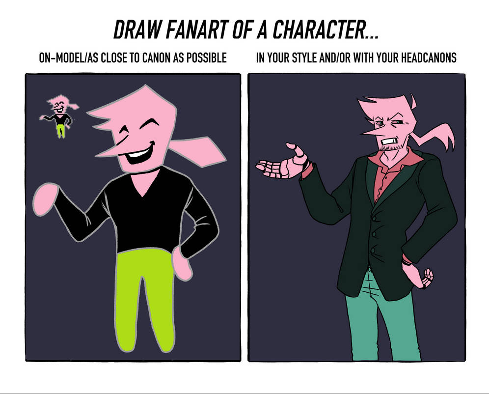Draw Fanart Of A Character by The1Foxy on DeviantArt