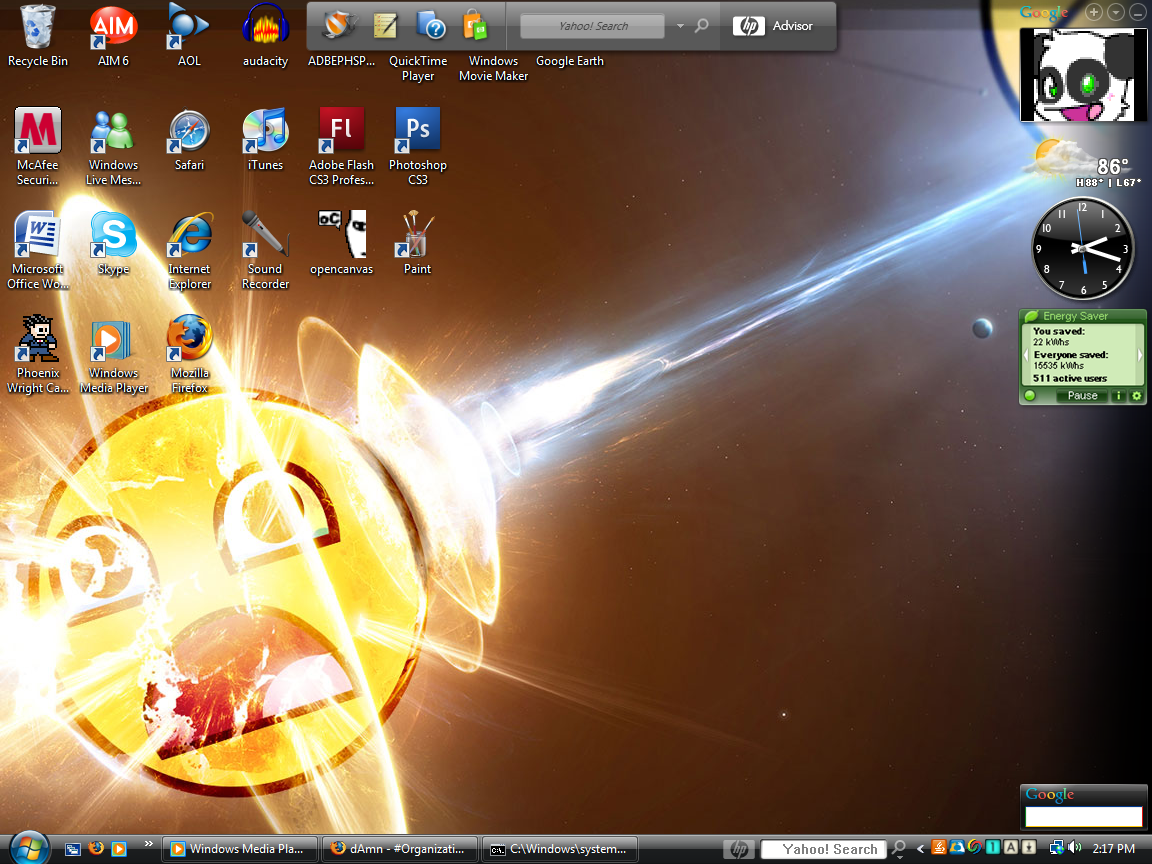 Epic smiley desktop