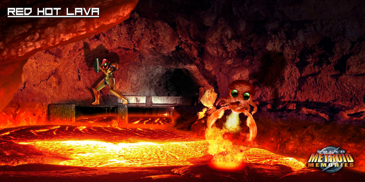 Metroid Lava Super Metroid Memories - Red Hot Lava by Hyde209 on DeviantArt