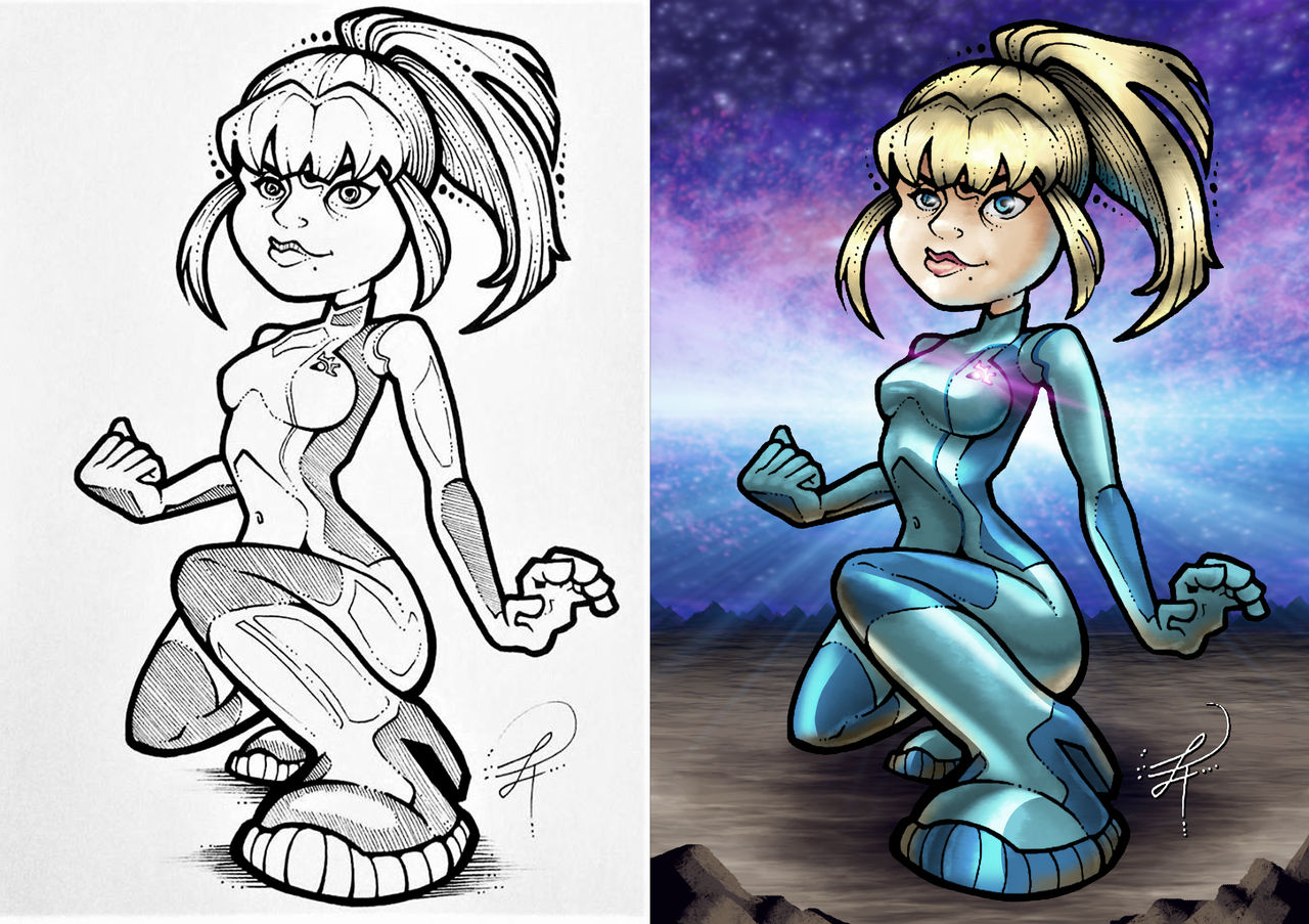 Zero Suit Samus by Hyde209