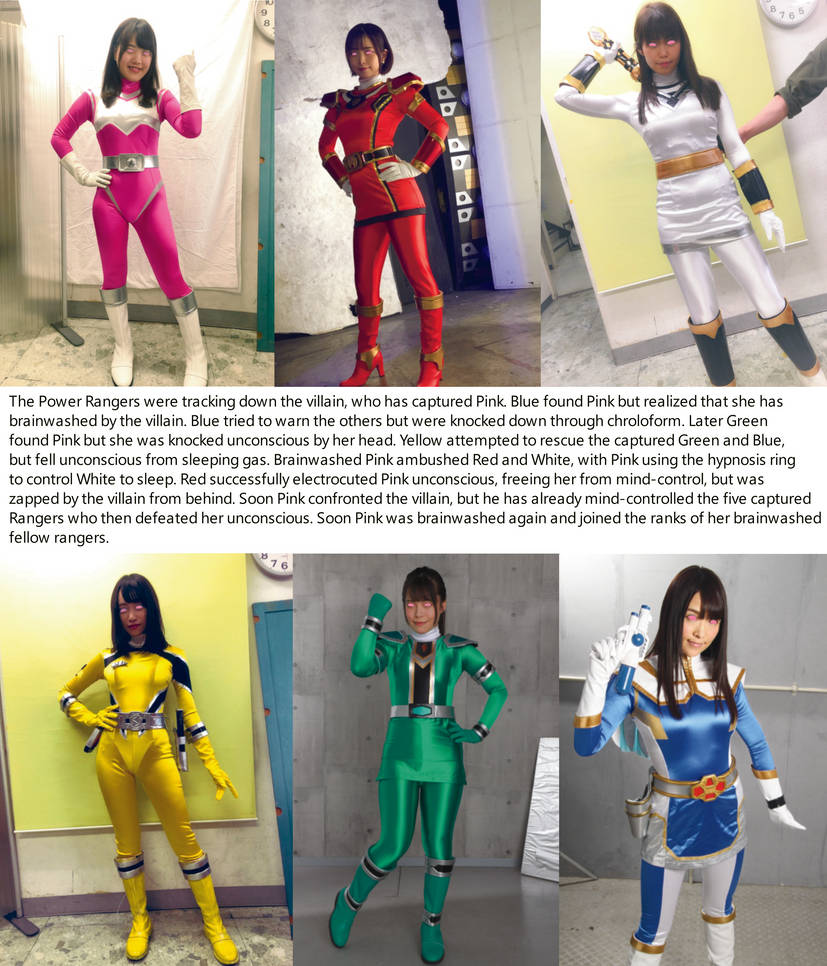 Brainwashed Pink Ranger vs Power Rangers by SleeperHeroine on DeviantArt