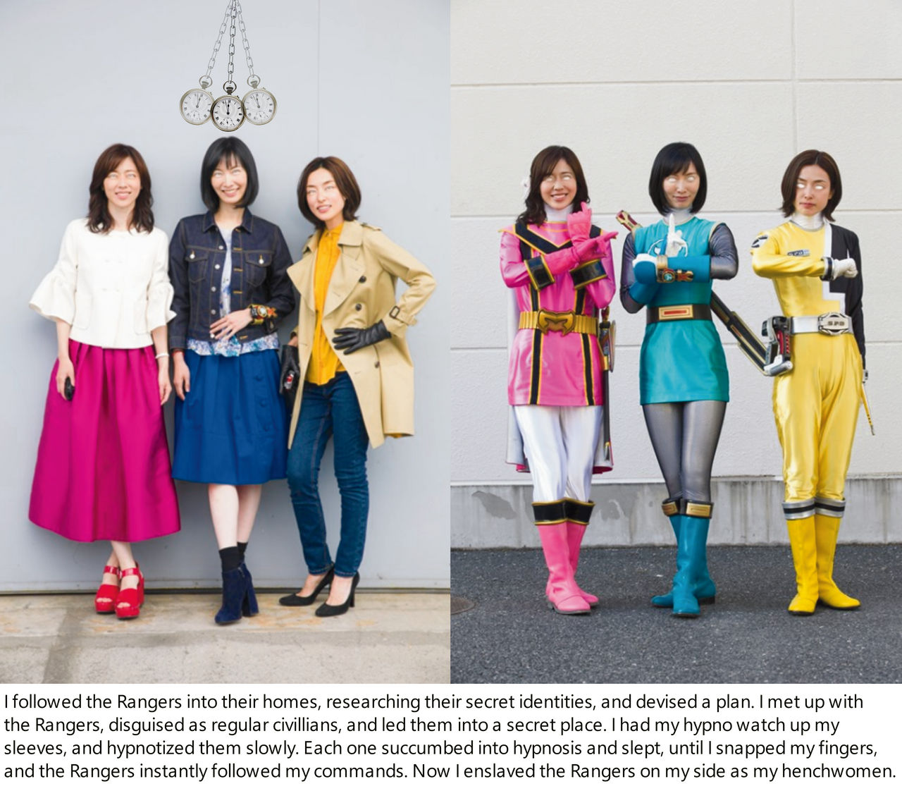 Power Rangers hypnotized by SleeperHeroine on DeviantArt