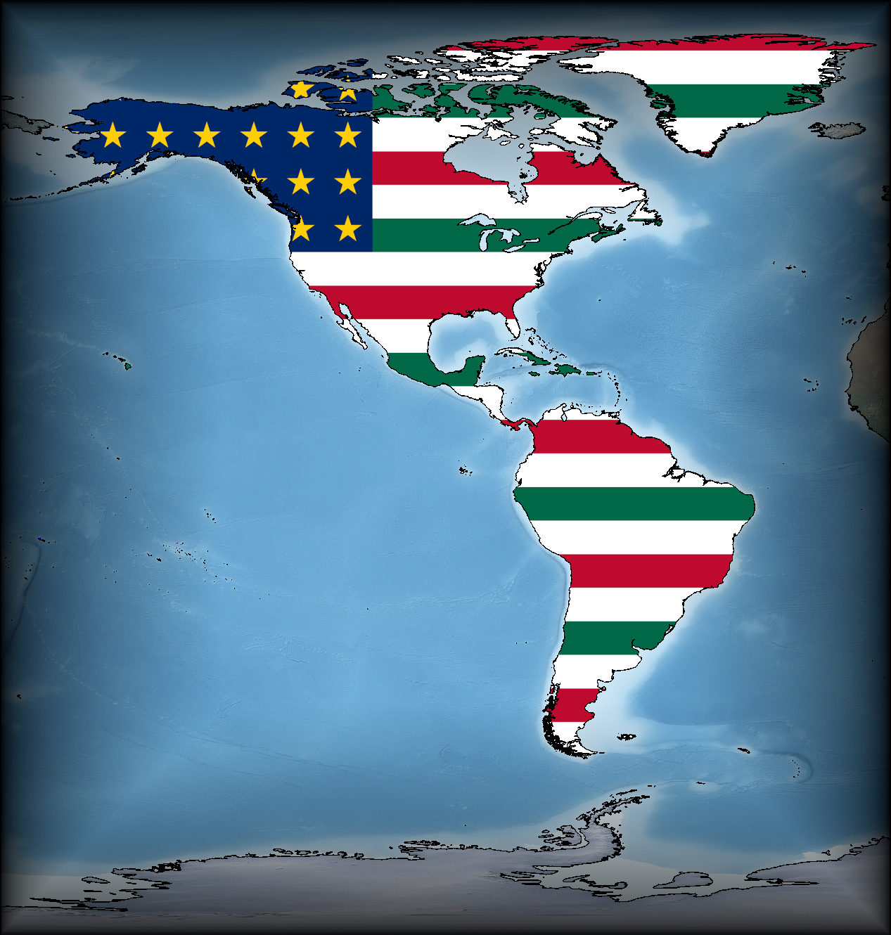 United Panamerican States (flagmap) by MichaelBarboto on DeviantArt