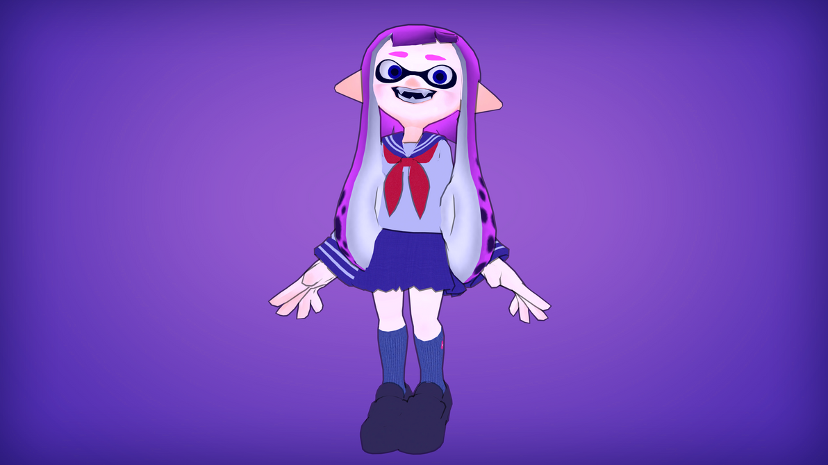 Poster - Inkling girl sailor dress by kirliateam on DeviantArt