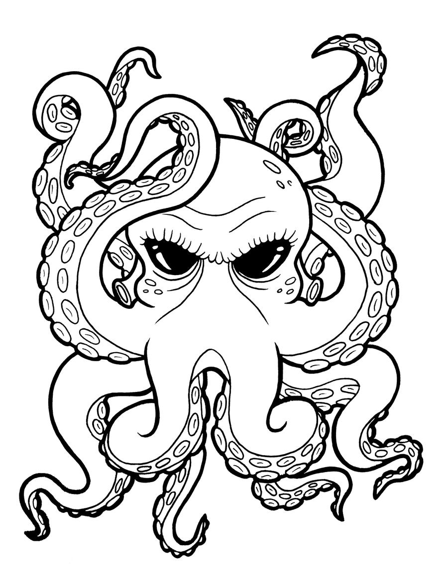 octopus outline