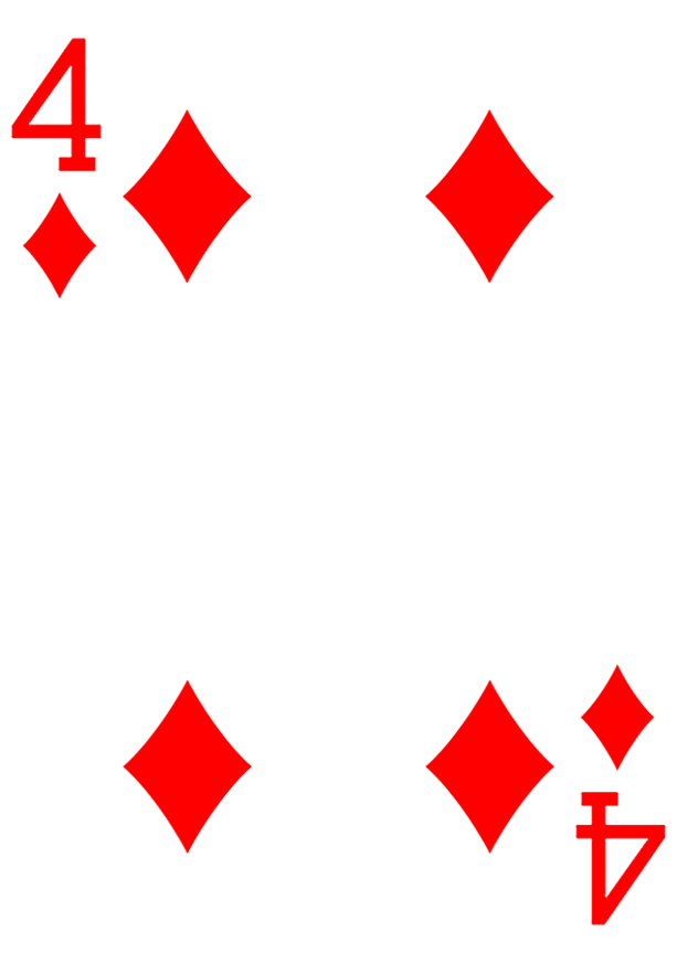 4 of diamonds