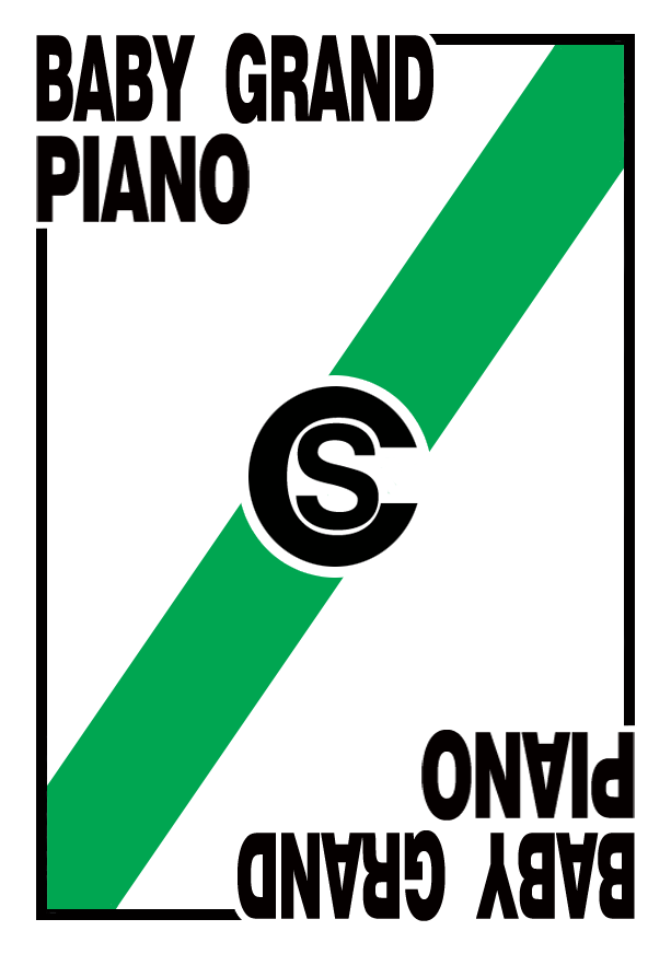 Baby Grand Piano card