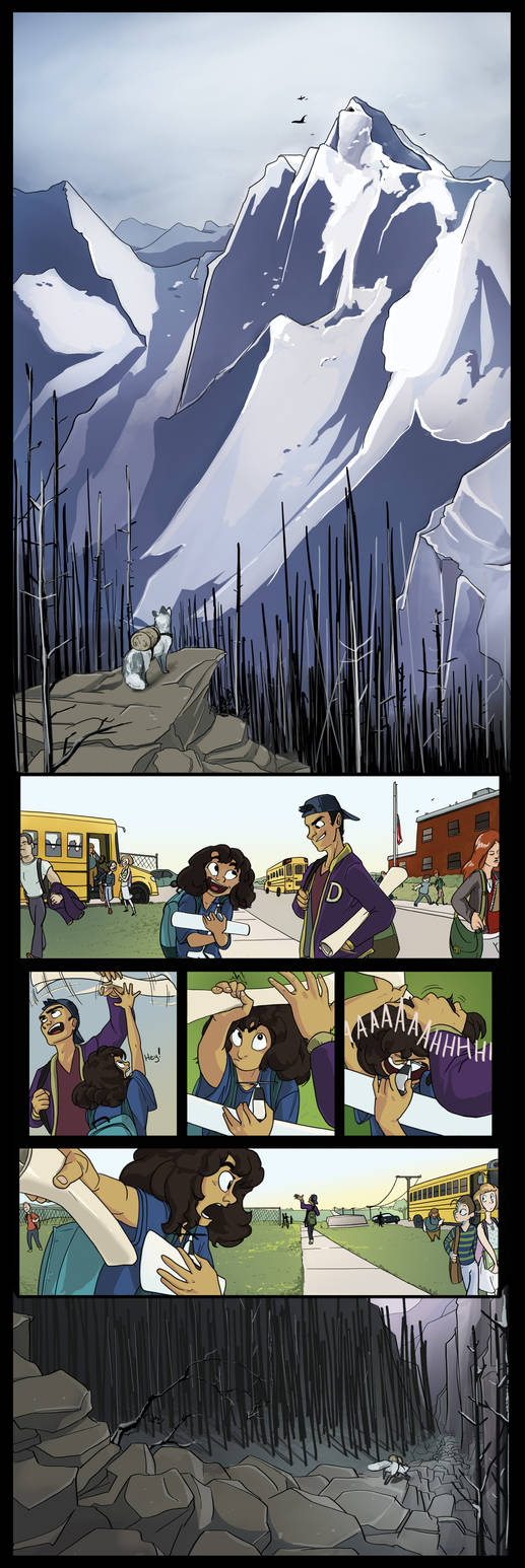 Deviantart Pinon Pinion Page 1 (wip) by lotus-ninja24 on DeviantArt