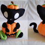 Halloween Pumpkin Pussycat Plush