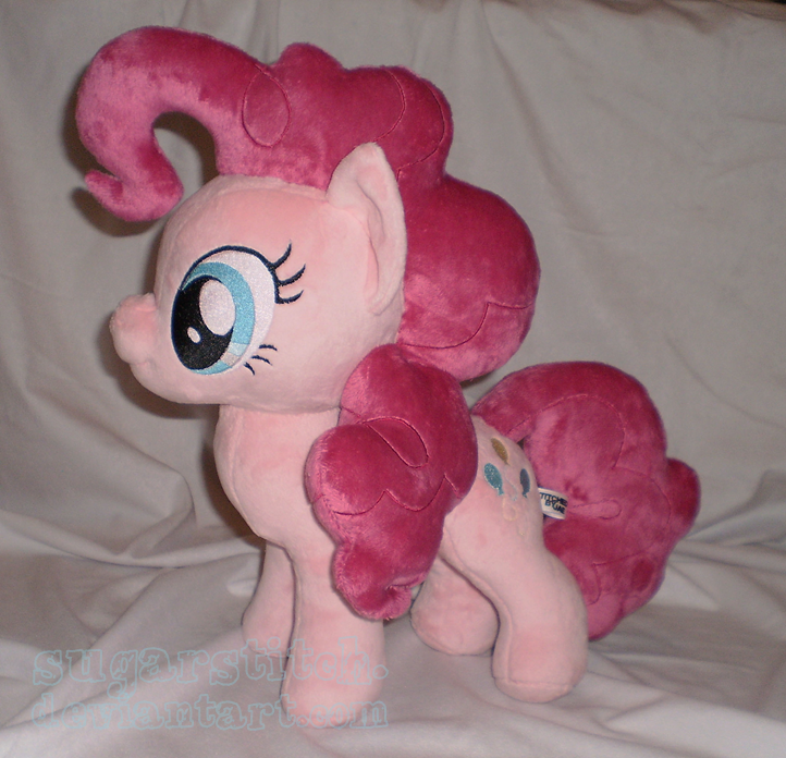 MLP FiM Pinkie Pie Plush by sugarstitch on DeviantArt