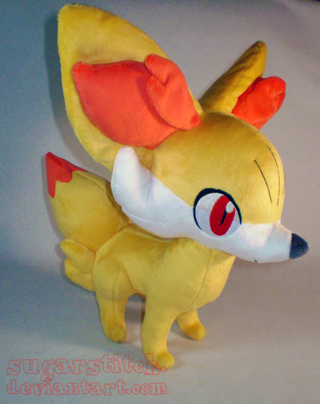 Pokemon Fennekin Plush by sugarstitch on DeviantArt