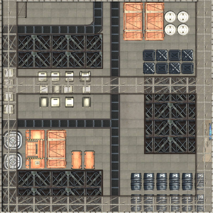 RPG Map - Factory by Ilywen on DeviantArt