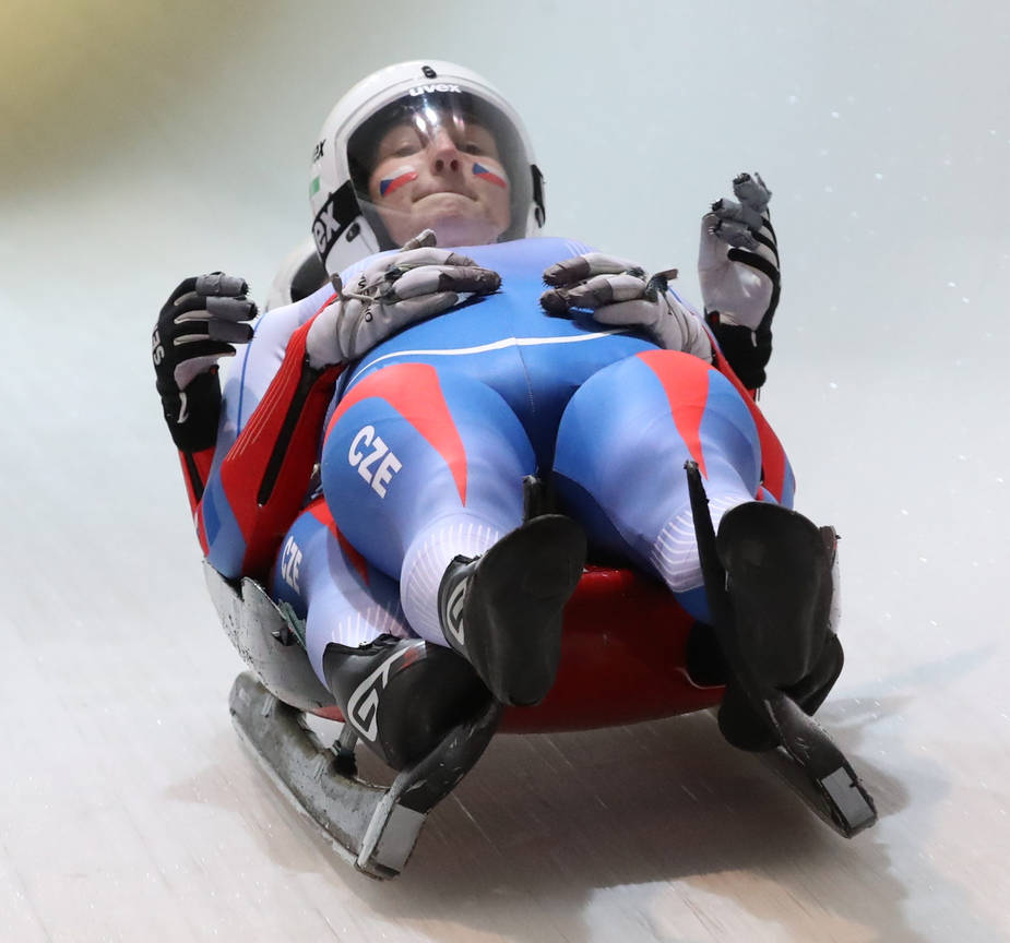 Ladies double luge by poowey on DeviantArt