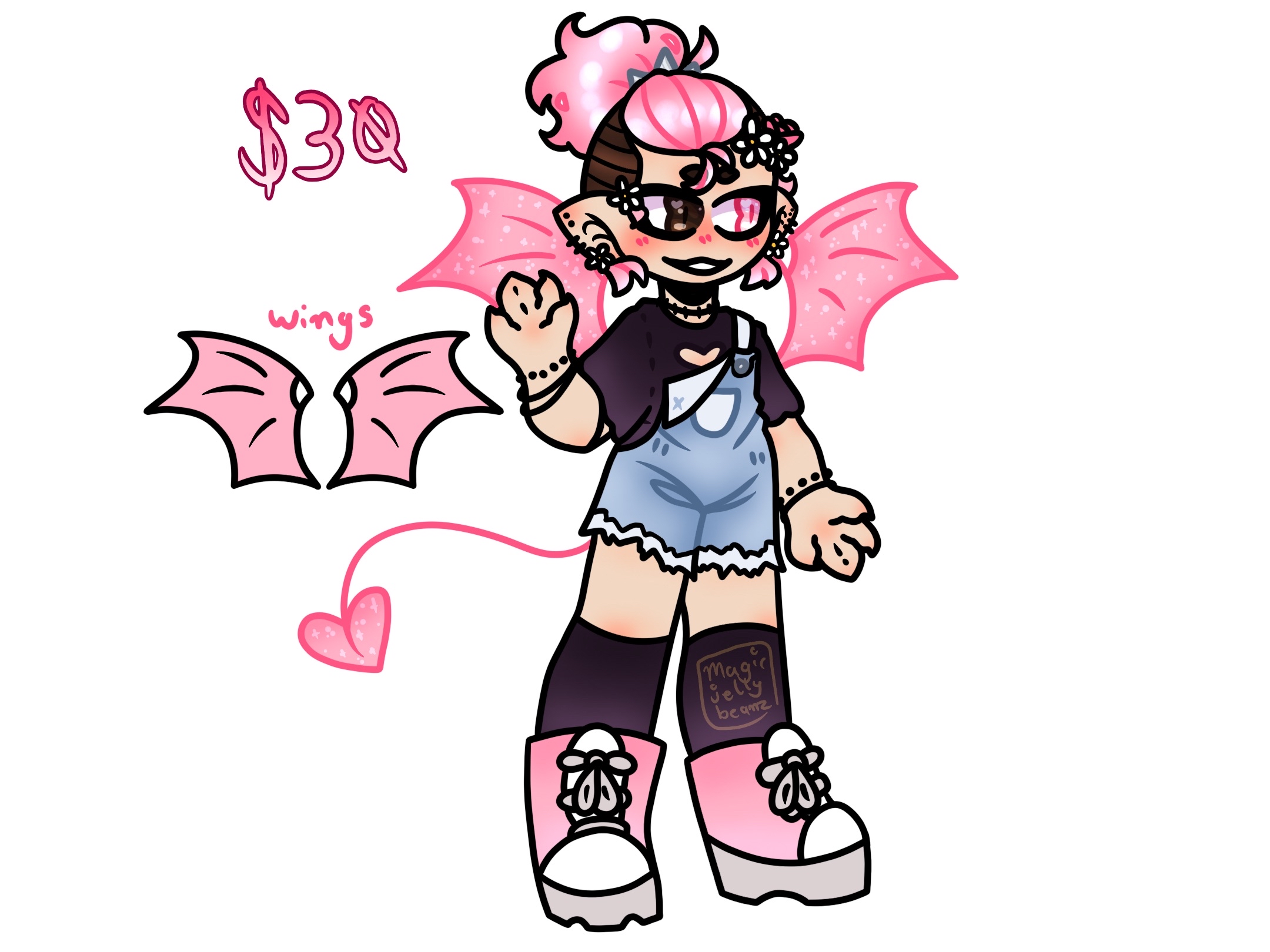 Pink Pink Demon Adopt by Mochimackie on DeviantArt
