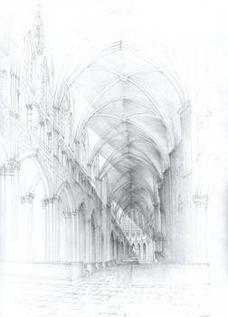 Chartres Cathedral - Pencil