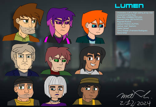 LUMEN - Character Headshots