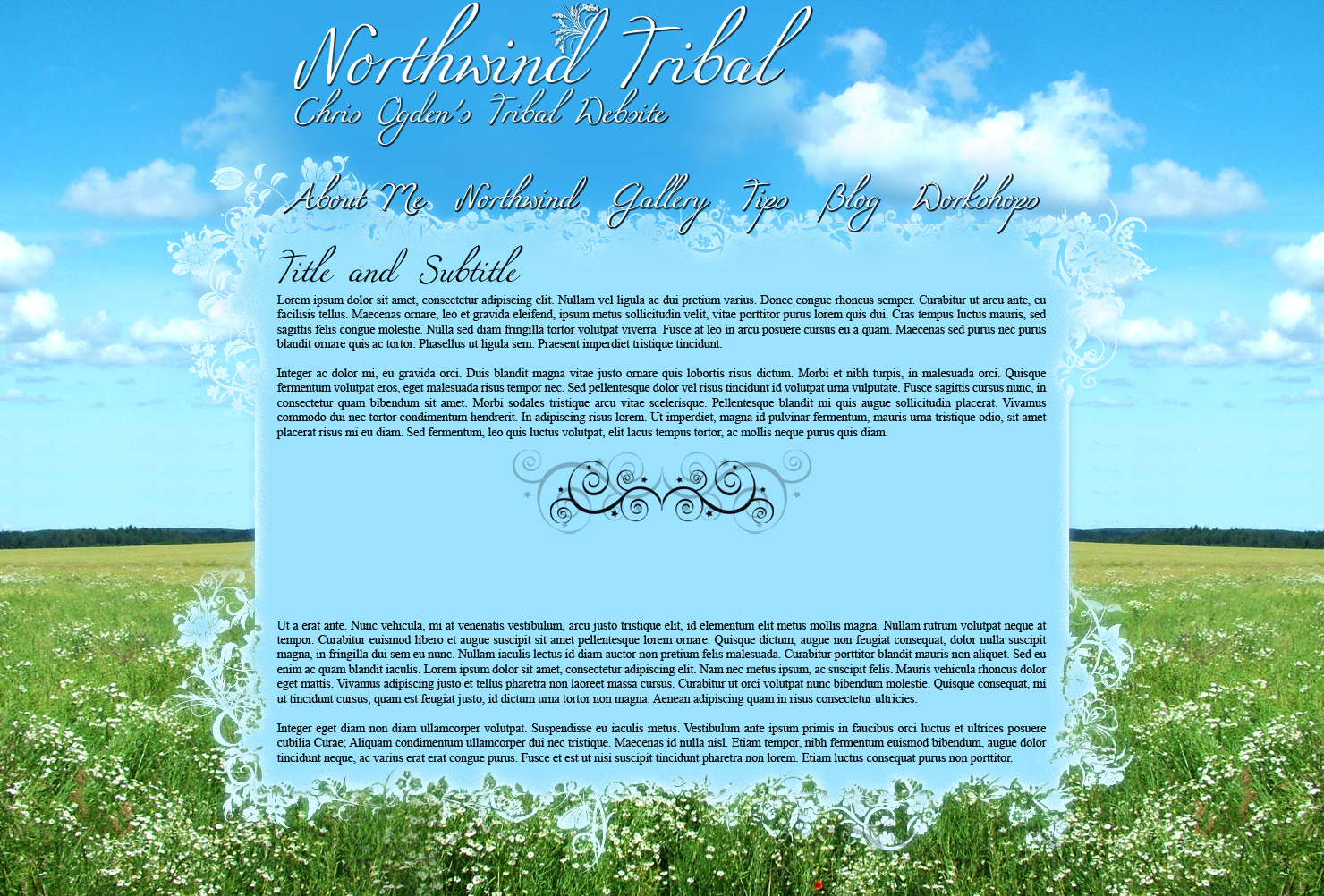 Northern Wind Tribal Website