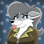 Sarah giving the puppy dog look - Sly Cooper OC