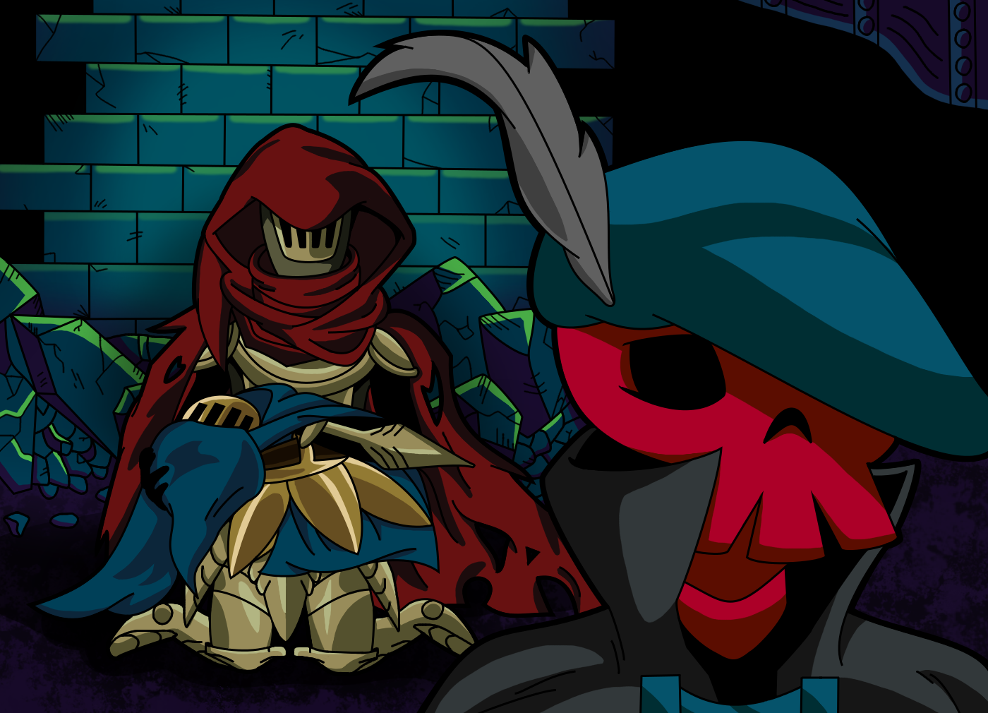 Grieving the past... - Shovel Knight