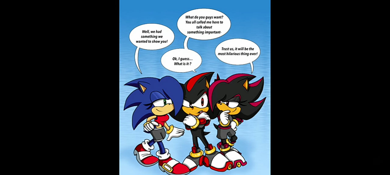 SHADOW TRIES TO KISS SONIC!?! (Sonic Comic Dub Animations) 