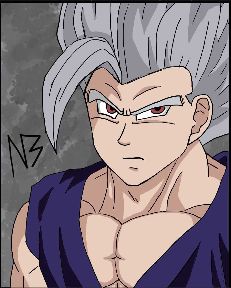 Beast Gohan Reference Beast Gohan by NinjaSquidComics on DeviantArt