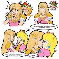 Zelda Possessed by Bowser (Color)