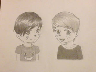 Chibi Dan and Phil