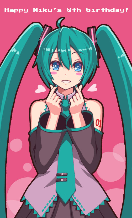 happy birthday to Miku!