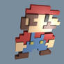 8-bit 3d Mario