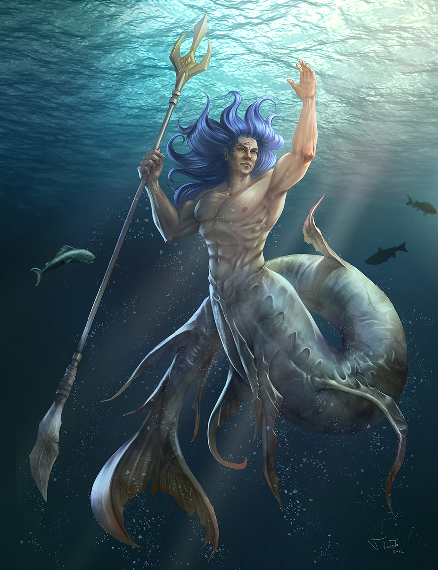Merman Token Merman by TQdigitalart on DeviantArt
